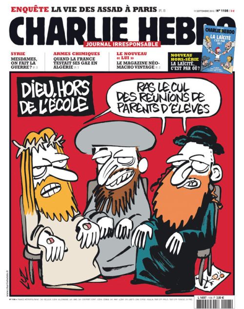 Las controvertidas portadas del ‘Charlie Hebdo’ (Galeria de imágenes) Charlie_hebdo_antireligion